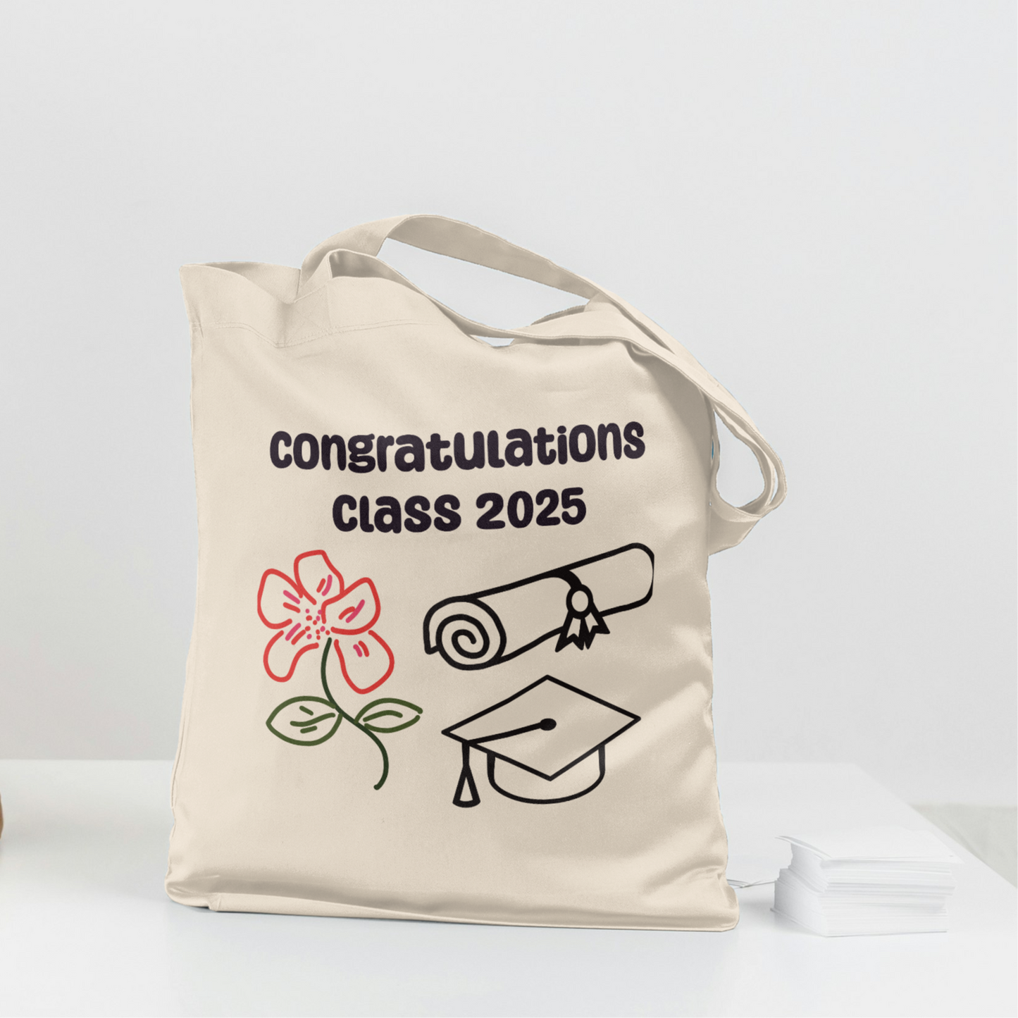 Graduation tote bag