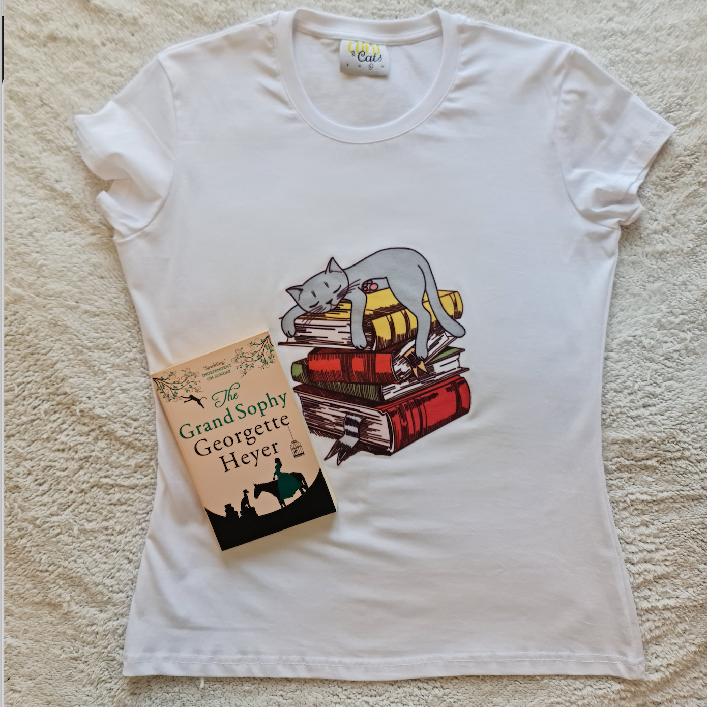 Short Sleeve T-shirt of the reader cat