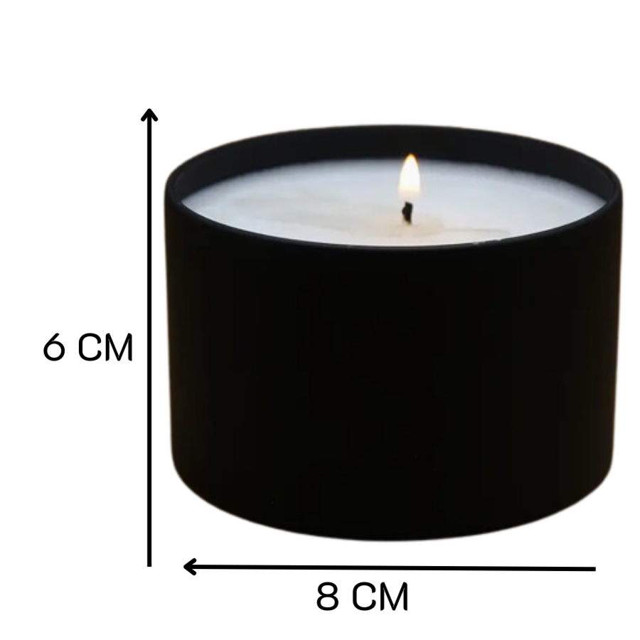 Candle in Container with a led