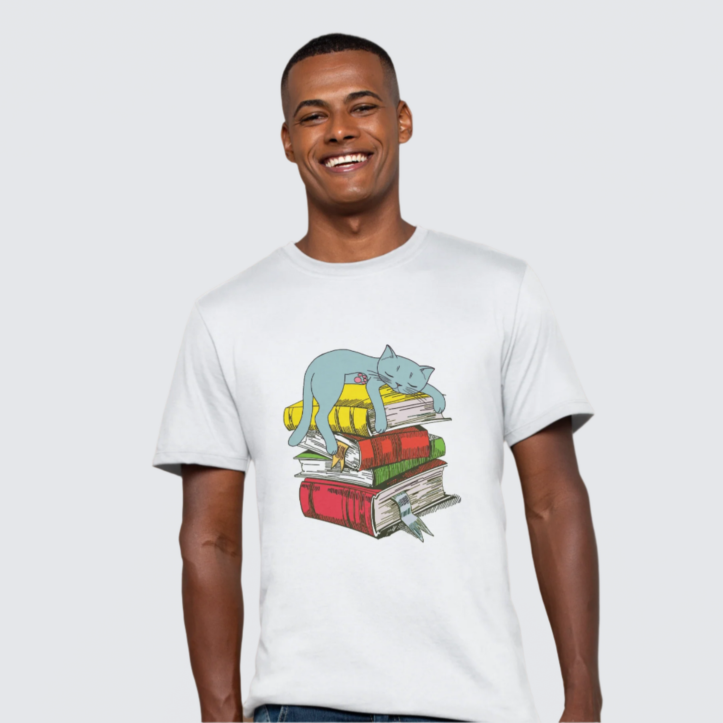 Short Sleeve T-shirt of the reader cat