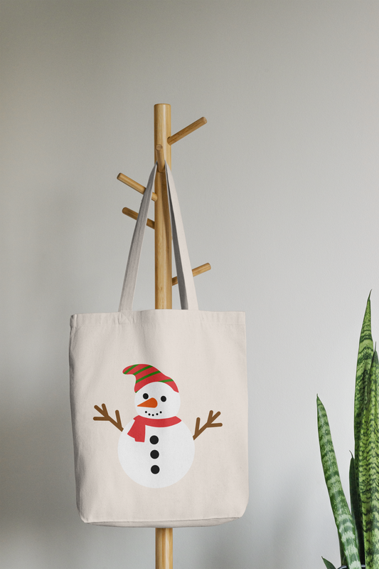 Tote bag of a snowman